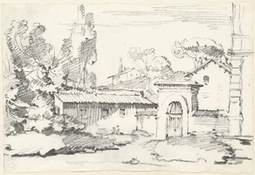 Entrée des jardins de la Villa Giulia