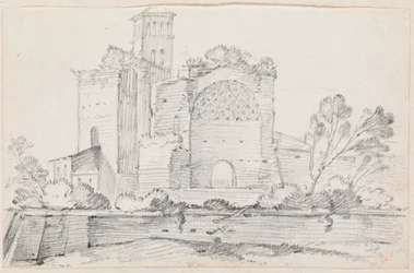 Ruines du temple de Vénus et de Rome dans le Forum