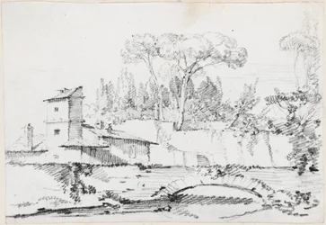 Vue du Prato de la Villa Borghese
