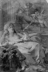 Femme allongée, 18e siècle