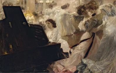 Bal blanc, en 1903