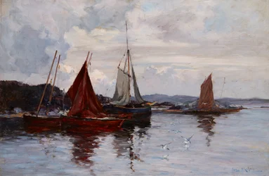 Bateaux de pêche dans le port