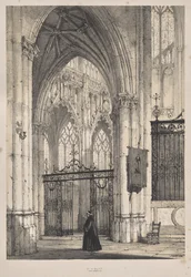Architecture du Moyen Âge: Église de St. Riquier, près d