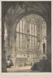 Architecture du Moyen Âge: À St. Jacques, Dieppe, Extrémité Est, Intérieur