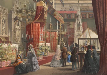 Cour médiévale : La Grande Exposition de 1851, 1854