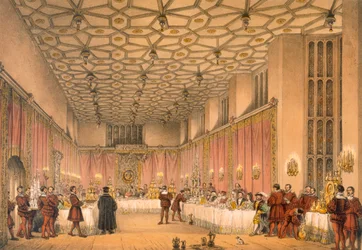La Chambre, Hampton Court, pub. 1838