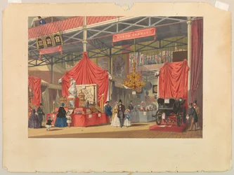Allemagne du Nord. Planche de "Images complètes de la Grande Exposition de 1851 de Dickinson," publiée en 1854