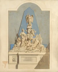 Conception pour le Mémorial des Trois Capitaines, vers 1784