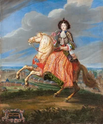 Portrait équestre de Françoise Madeleine Claude de Saint-Géran