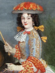 Parrocel - Marie Anne Mancini - château de Skokloster (recadré-modifié)