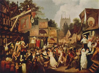 Une foire de village, 1942