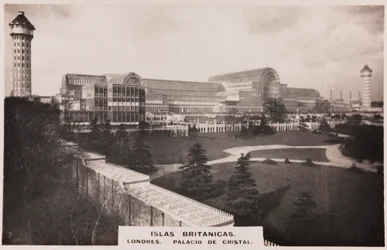 Vue du Crystal Palace à Londres