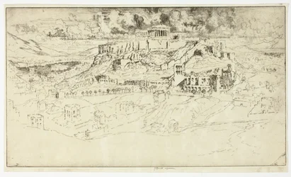 Athènes depuis la tombe de Philopotes
