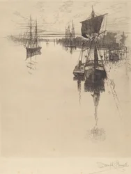 Sous le pont Chestnut St., Philadelphie, 1884