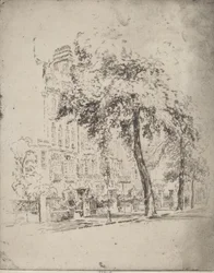 Grand arbre, Cheyne Walk, 1906