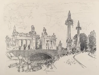 Pont à Charlottenburg, 1921