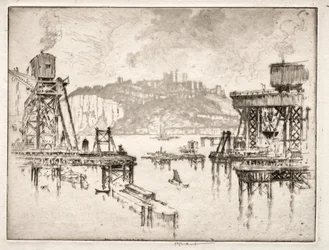 Construction de la jetée de Douvres