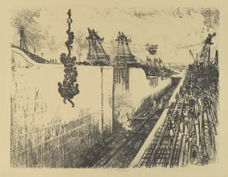 Heure du dîner, Écluse de Gatun, 1912