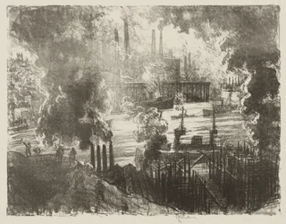 Travail de guerre anglais : Rivière de munitions