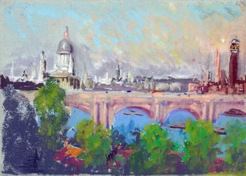 Londres sur Waterloo Bridge