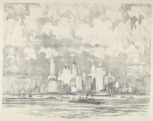 New York depuis Ellis Island
