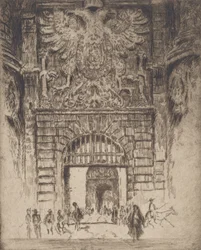 Puerta Visagara, Porte de Madrid, Tolède, 1904