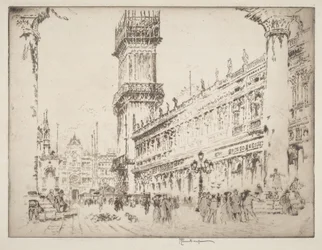 Reconstruction du Campanile, Venise, No.II
