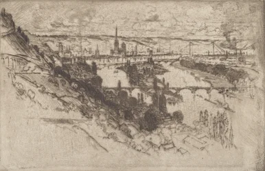 Rouen, depuis Bon Secours, 1907