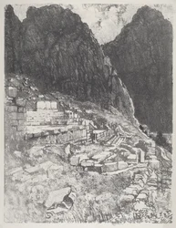 Sièges des Puissants, Delphes, 1913