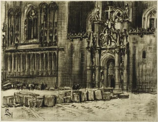 St. Juan de los Reyes, la porte et les chaînes
