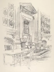 Table et chaise, salle des signataires, Independence Hall, 1912