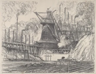 La grande aciérie, Gary, Indiana
