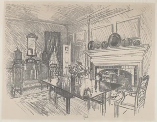 La salle à manger, Stenton, 1912