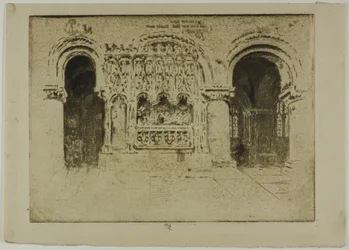 Tombeau du fondateur, église Saint-Barthélemy-le-Grand