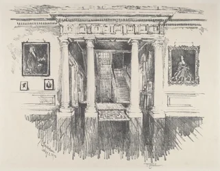 Le Hall à Cliveden, 1912