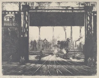 La porte de fer, Charleroi, 1911