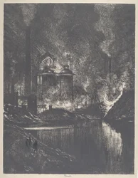 Le lac de feu, Charleroi, 1911