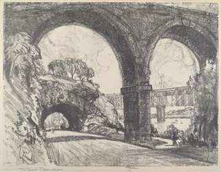 Le Tunnel dans le Parc, 1912