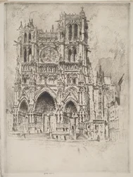 La façade ouest, Amiens