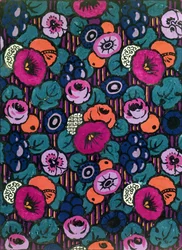 Design pour un textile imprimé par Joseph Percy Bilbie, c.1920