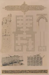 59. Plan et détails, Château d