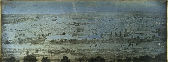 Jérusalem: vue panoramique prise du Mont des Oliviers
