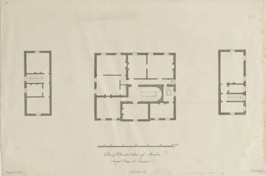 Sandon Hall - Plan de l