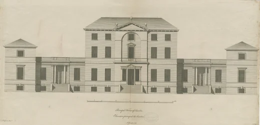 Sandon Hall : gravure, nd [1769-1771]