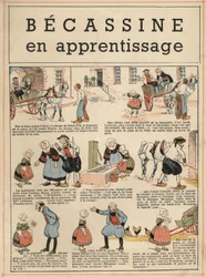 Bécassine en formation
