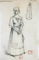 Costume pour le personnage de Marguerite dans La Damnation de Faust d