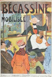Le départ de Bécassine, couverture de 