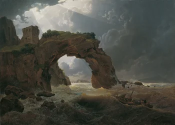 Tempête marine à l