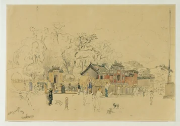 Le bosquet du temple Makok sur la péninsule de Macao