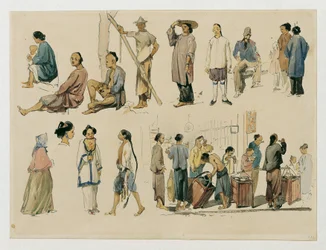 Études de figures de Chinois